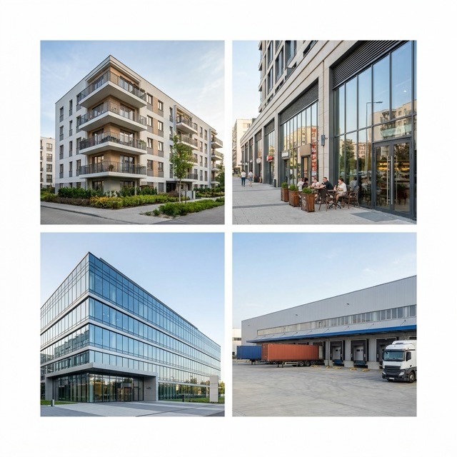 commercial hard money property types Delaware - multifamily, retail, office, industrial