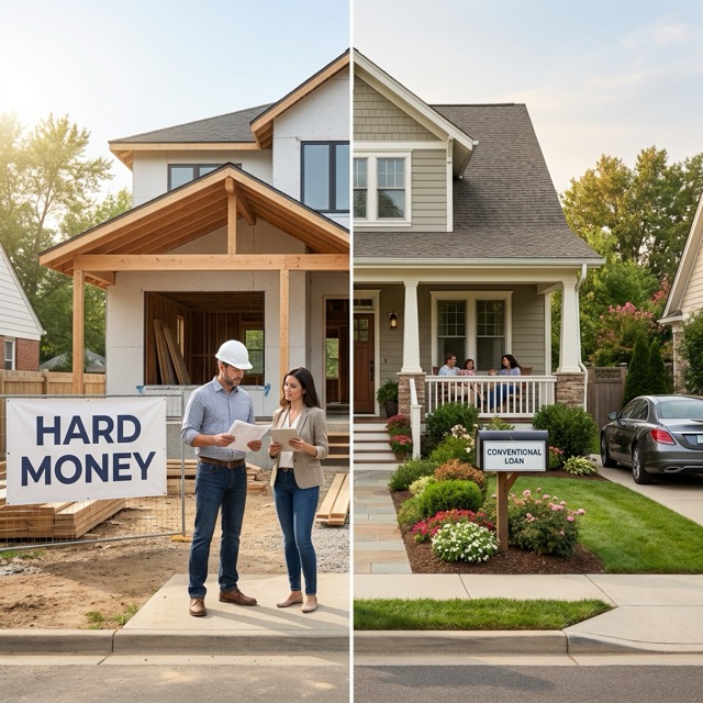 hard money vs conventional loan Florida - side-by-side comparison